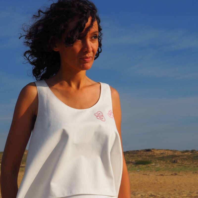 Haut sans manches <br>Aimons-nous